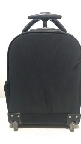 Mochila Carrinho Externo Sestini Rolling Crinkle Preto - Foto 3