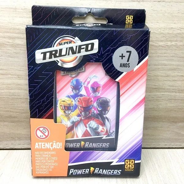 Super Trunfo Power Rangers Grow