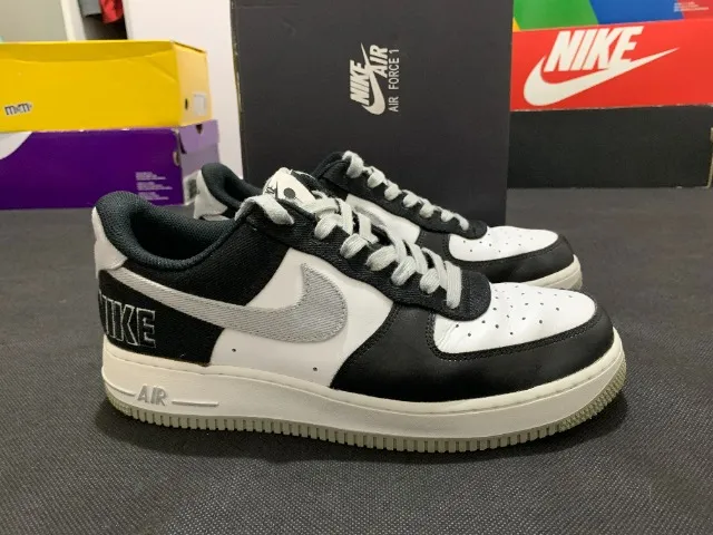 Air Force 1 EMB Black Silver