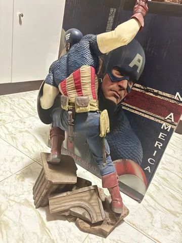 Capitão América - Sideshow 1/4(55CM de altura) - Foto 5