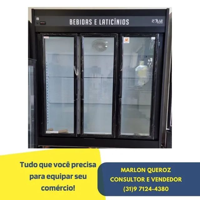 Expositor Refrigerado 3 Portas Polar 110/220v