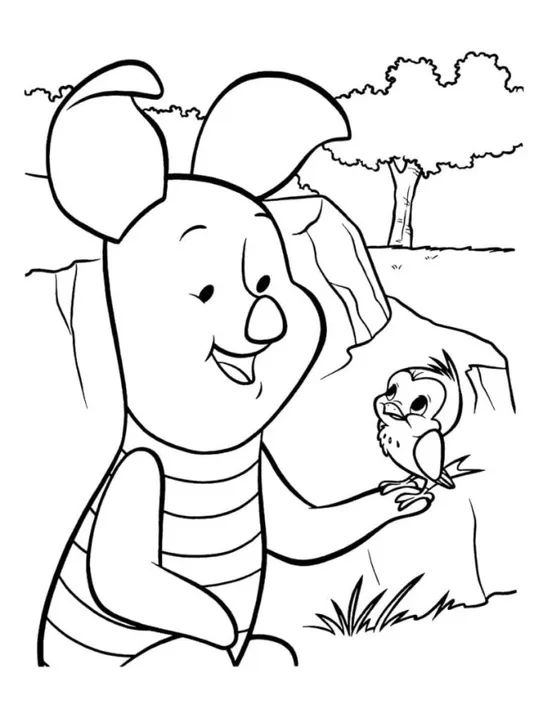 desenho para colorir ursinho pooh