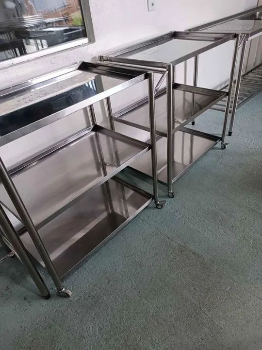 Carrinho inox_BSB - Foto 2