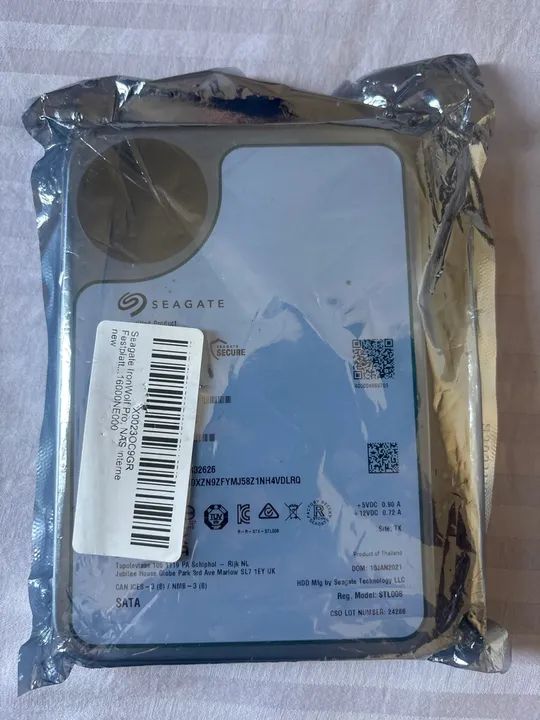 Seagate ironwolf pro 16TB HD NAS