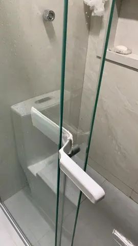 Limpador de Vidro para Lugares de Difícil Acesso Transpasse de Janela Box Porta - Foto 3