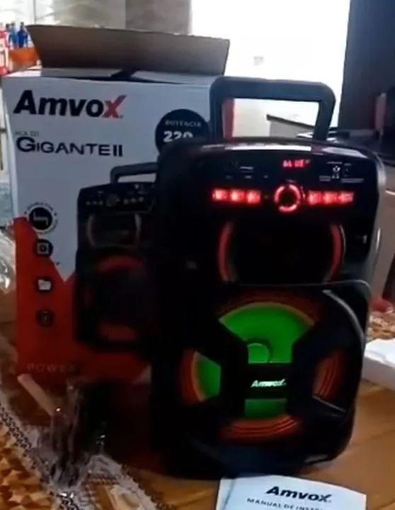 Caixa som 220w anvox - Foto 4