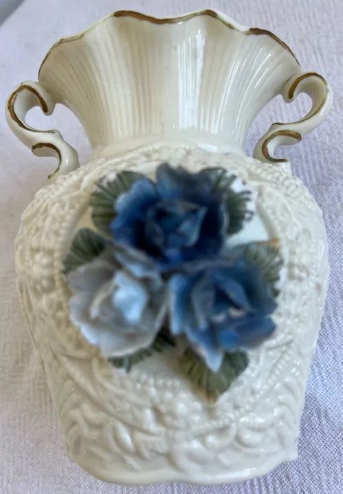 Vaso Decorativo em Porcelana com Flores - Foto 3