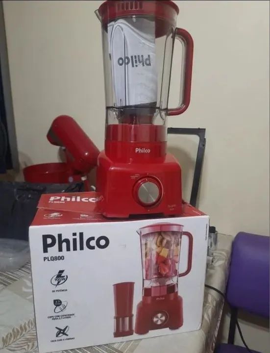 Liquidificador Philco Vermelho Novo  - Foto 2