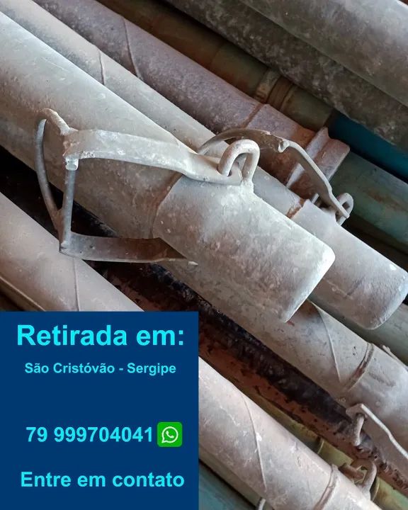 Vendo tubos para irrigação zincado com engate rápido 3 polegadas. - Foto 4