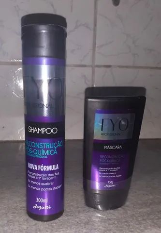 Kit Shampoo e Máscara Fyo Profissional - Jequiti<br><br> - Foto 2