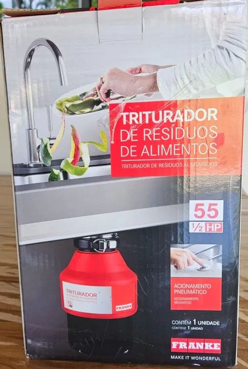 Triturador franke 55 1/2 Novo 220V Novo - Foto 5