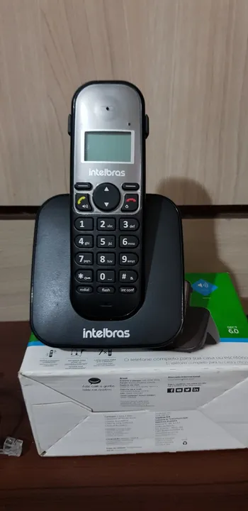 Telefone sem fio digital Intelbrás TS5120, com apenas 02 meses de uso, em ótimo estado!