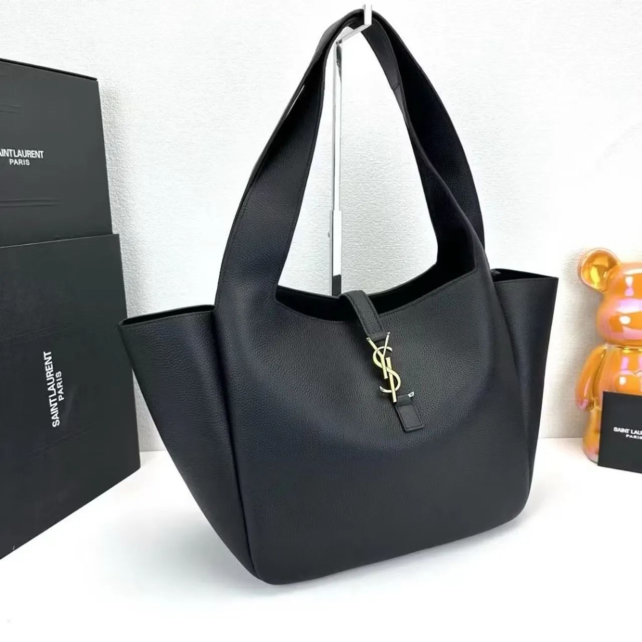Bolsa YSL Couro Preta Original