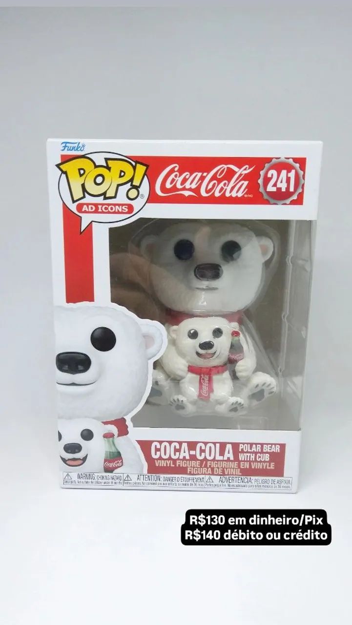 Funko Pop! Coca-Cola Polar Bear com Cub
