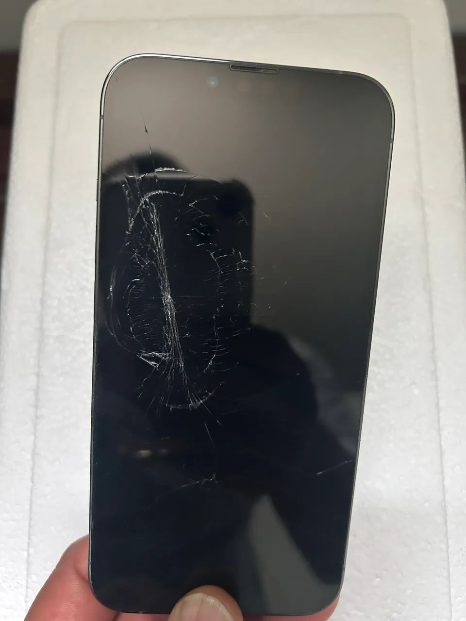 iPhone 13 Pro, carcaça completa com câmera traseiras, frontais e bateria, tudo original.