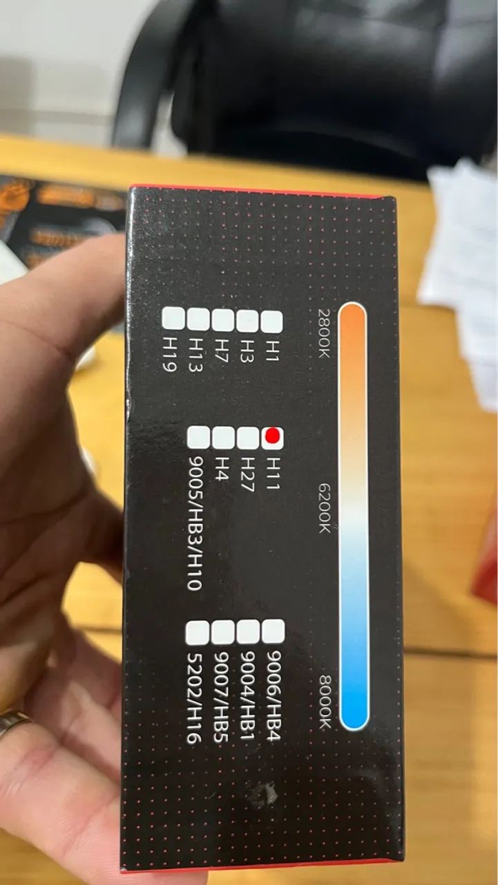 Lâmpada super led h11 uppertech - Foto 4