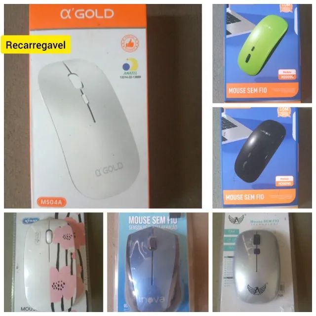 Mouse sem fio vários modelos