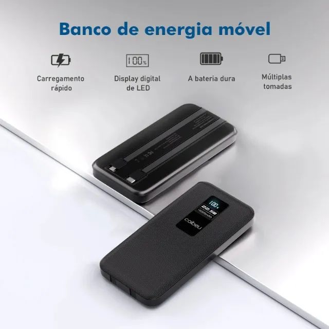 Power Bank Portatil Coibeu 10000mah Usb E Tipo-c - Foto 3