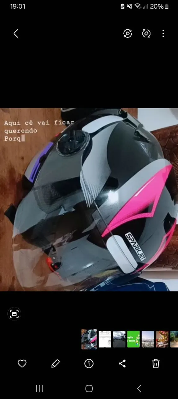 Capacete Spark Jet - feminino 36
