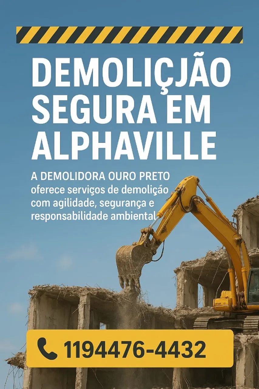 Demolição Residencial e Comercial em Aphaville