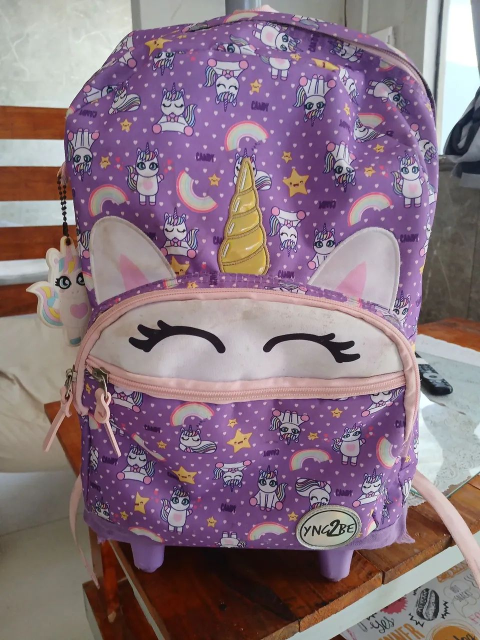 Kit Mochila de Rodinhas e lancheira - Foto 3