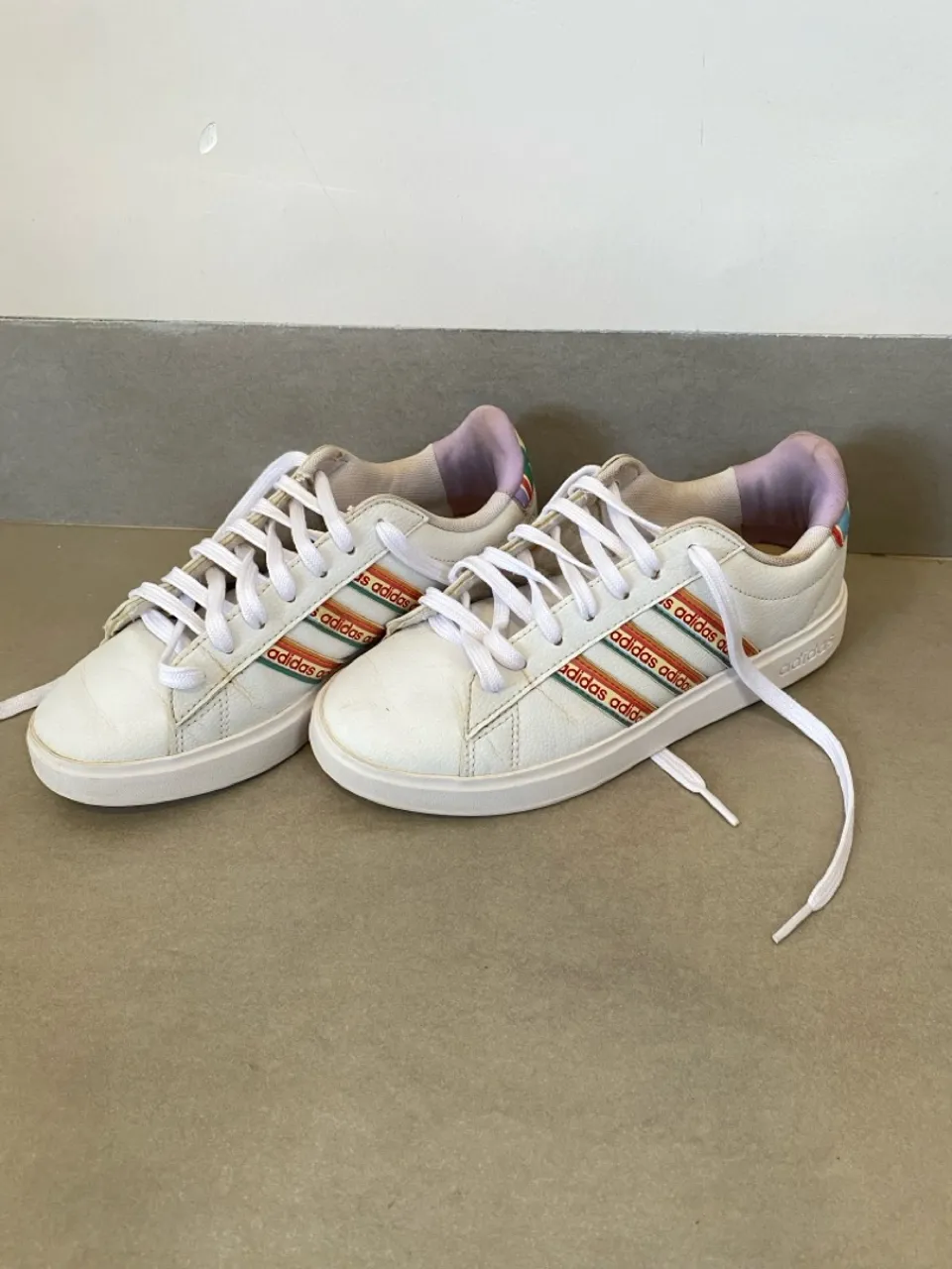 Tênis Adidas Branco 34 Feminino Original