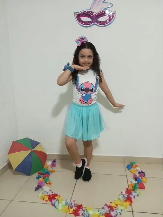 Fantasia do Stitch(2,4,6 e 8 anos) - Foto 2