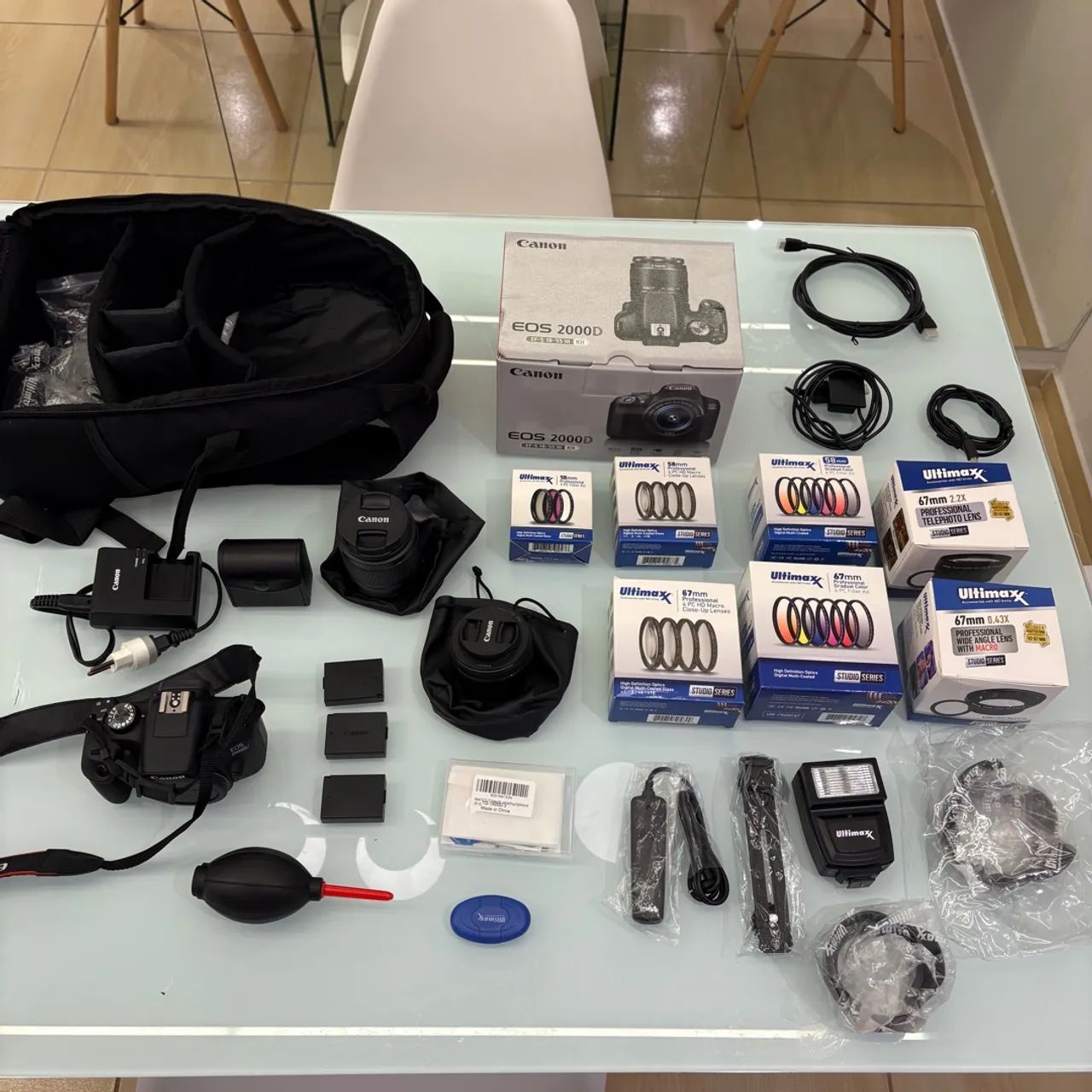 Kit Iniciante Canon T7/2000D - Foto 2