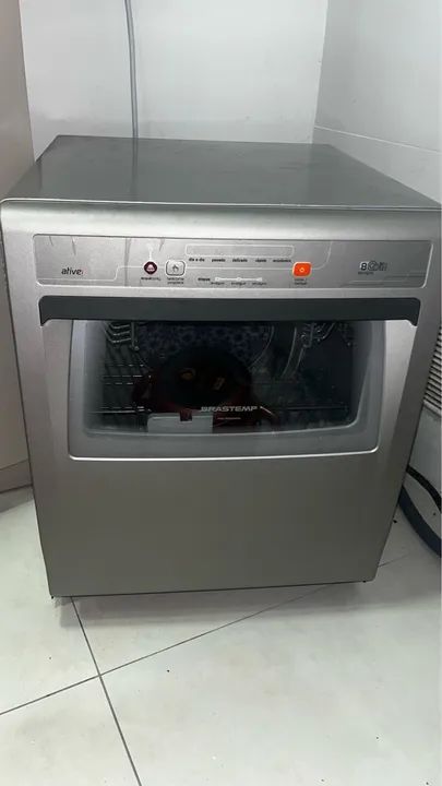 Lava Louças Brastemp - 8 Serviços - Prata - Foto 5