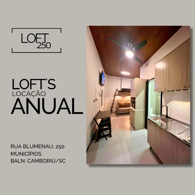 LOFT´s para LOCAÇÃO - BALN. CAMBORIÚ - LIVRE DE TAXAS - Bairro dos Municípios