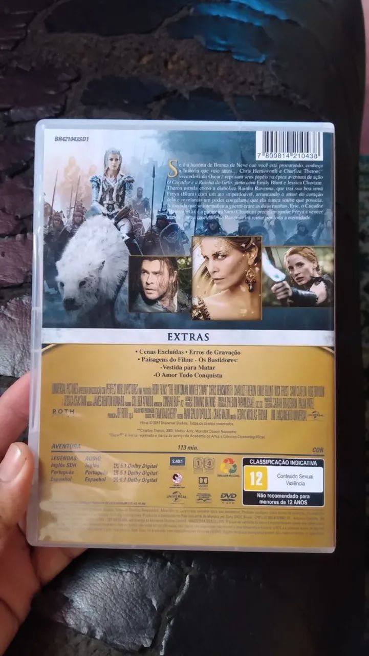 DVD original caçador e a rainha de gelo  - Foto 2