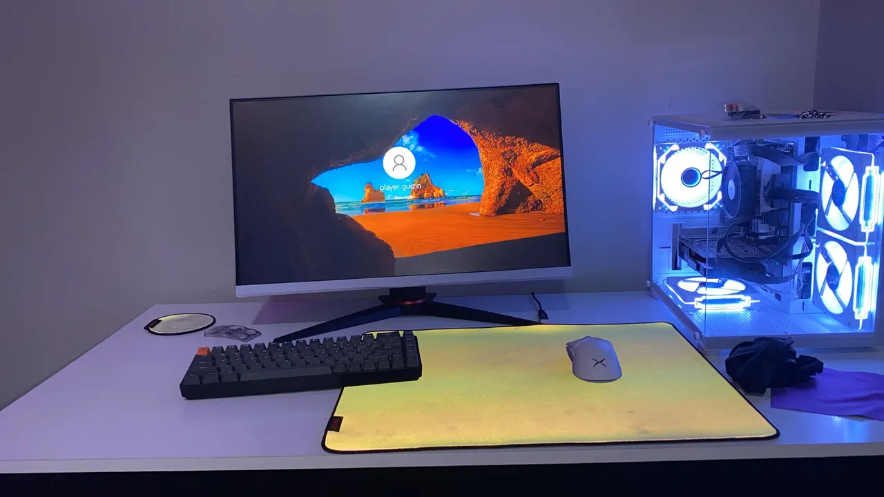 setup gamer RGB