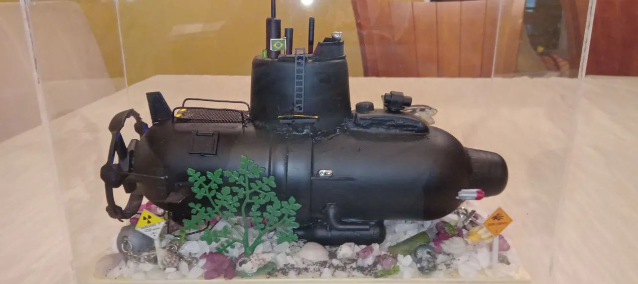 Protótipo subimarino miniatura colecionadores