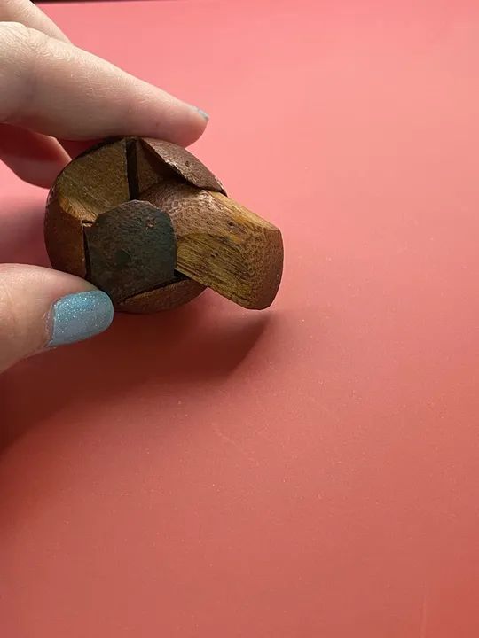 Quebra-cabeça de madeira feito à mão  - Foto 2