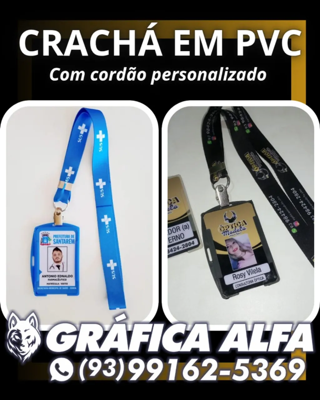 Crachás Identificação