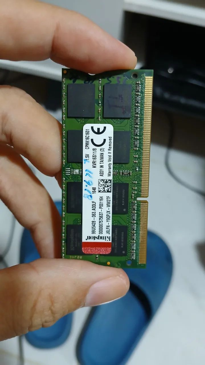 Memória ddr3 notebook