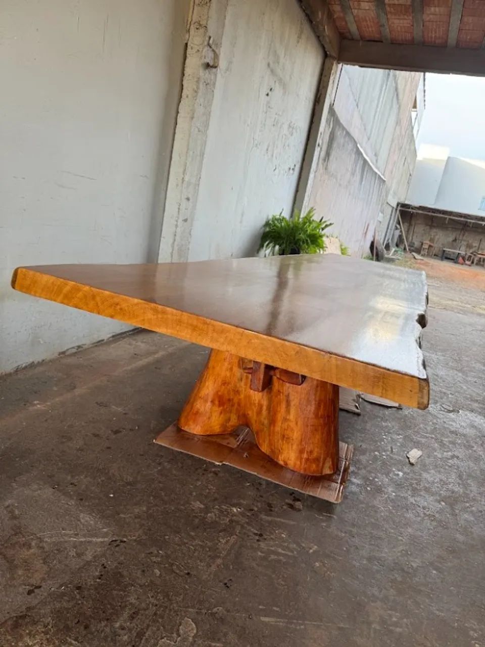 Mesa Rustica 3mts com dois bancos entrega rápida - Foto 3