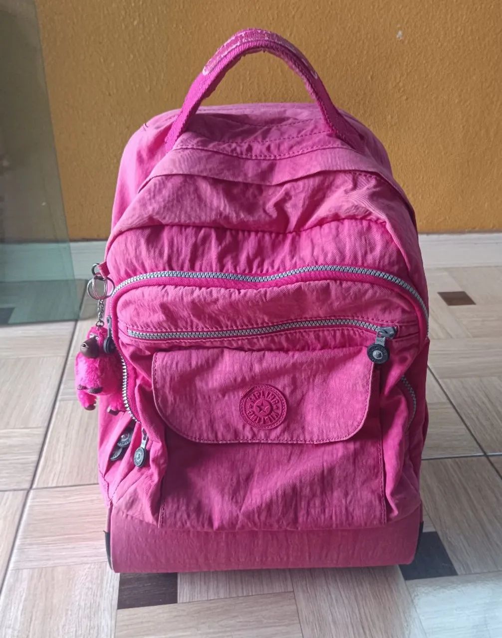 Mochila Kipling Rosa Original