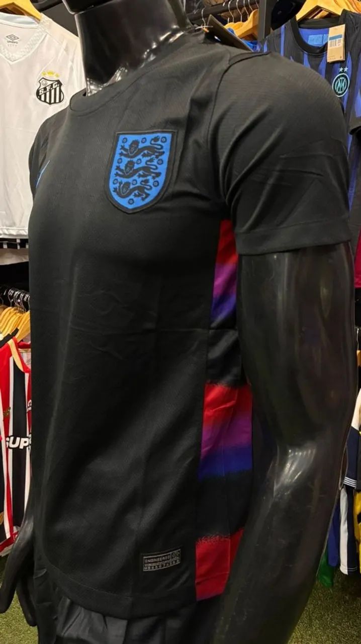 Camisa Inglaterra Preta 25/26 - Foto 2