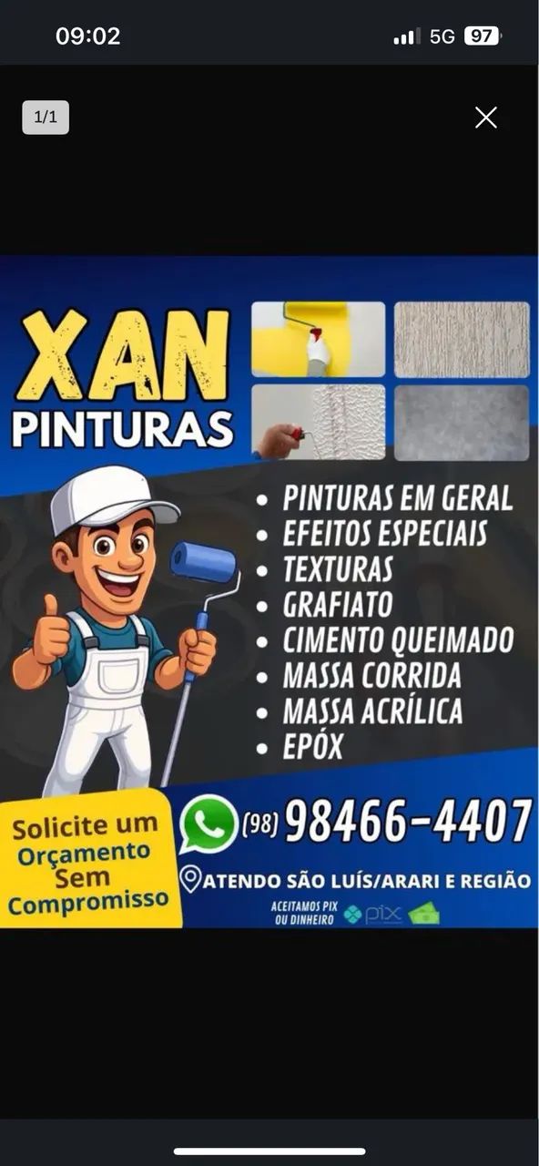 Pinto residencial e comercial 