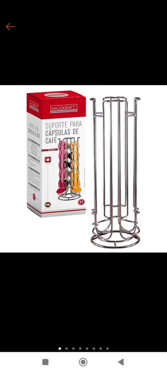 Suporte para Cápsulas de Café - 24 Cápsulas