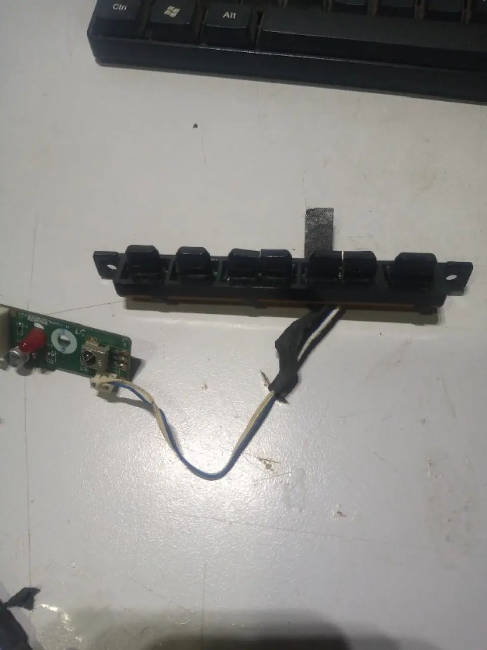 Placa sensor do cr e teclado tv sansumg Ln40b530p2m
