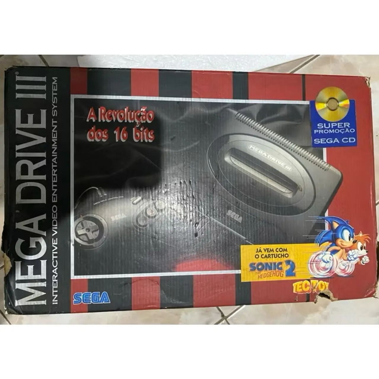 Mega Drive III - Console de Vídeo Game Completo