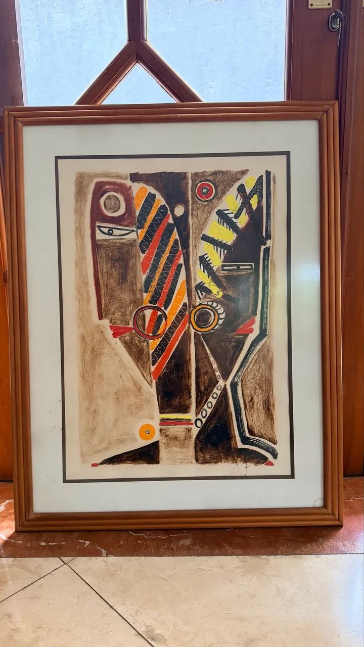 COLEÇÃO LINDA! 4 quadros de Ciprien Kablan - originais! - Foto 2