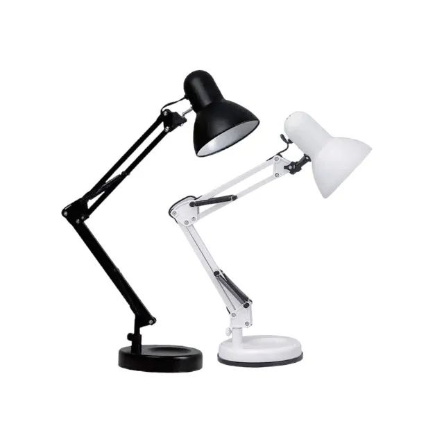 Luminária Escritório Abajur Mesa Articulada Garra E Base Cor Preto Escritório Guarulhos SP