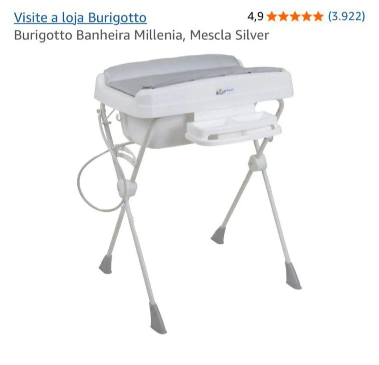 Trocador de bebê Burigotto Millenia - Branco