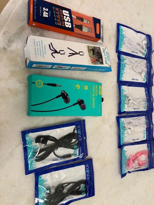 Acessórios para Celular - Cabos, Fones e Adaptadores - Foto 3