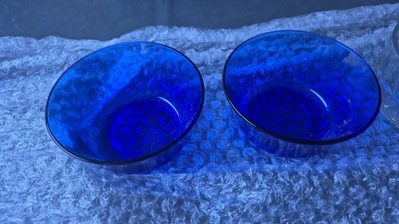 Conjunto de  Azuis Decorativos