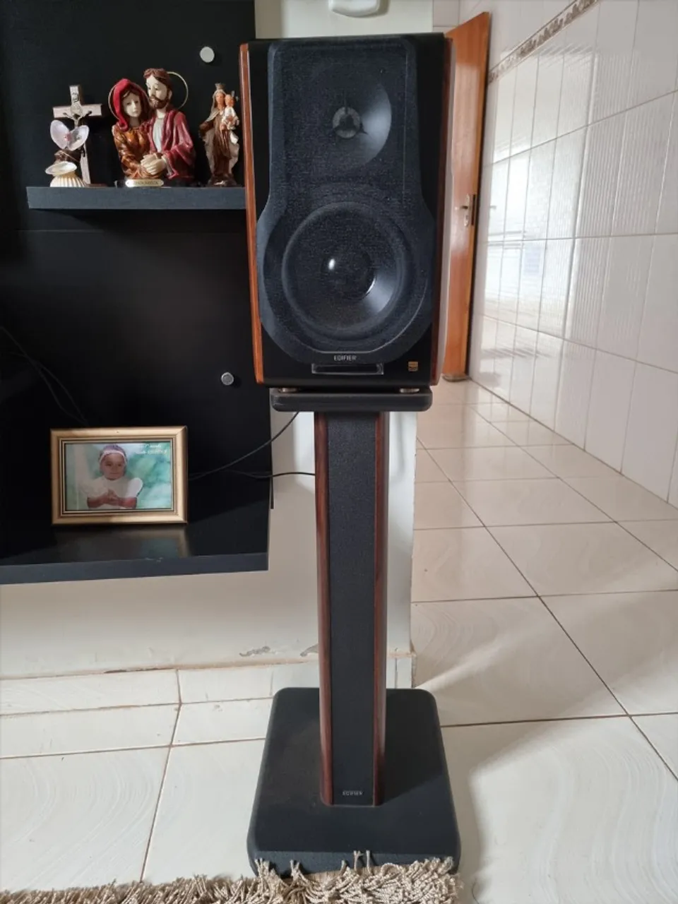 Monitor de Áudio Profissional Edifier S3000 Pro 256W RMS + Pedestais Originais