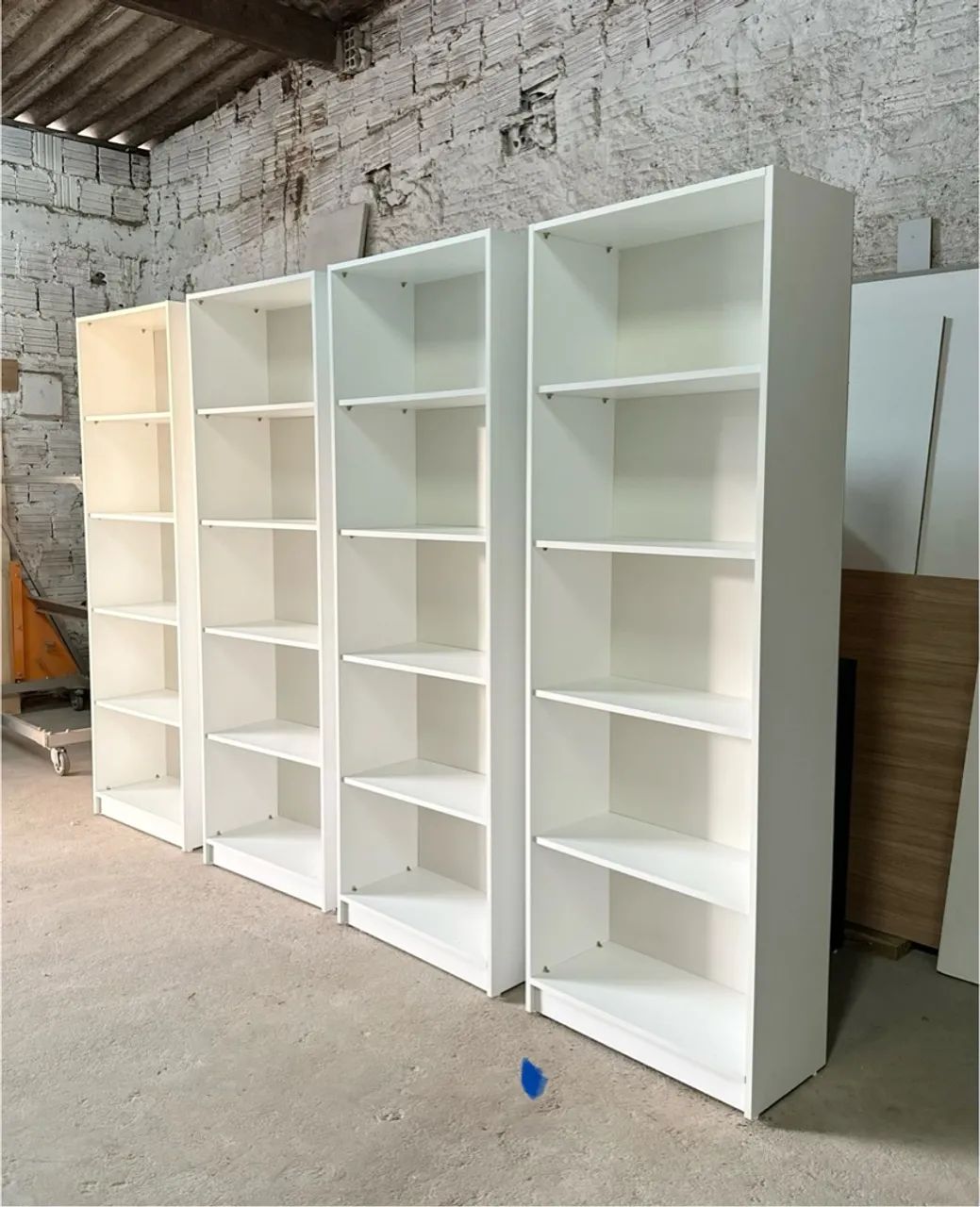 ARMÁRIO MDF BRANCO COM PRATELEIRAS 100% MDF  - Foto 2